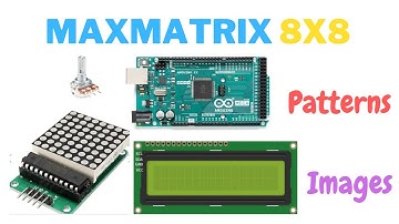 Arduino MaxMatrix 8x8 LED Display, Patterns and Simple Images