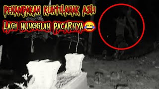 penampakan kuntilanak lagi nungguin pacarnya ?- exsperimen cctv