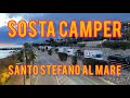 CAMPER  - DOVE SOSTARE in RIVA al MARE - SANTO STEFANO al MARE ( IM )