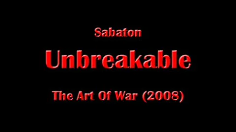 Sabaton - Unbreakable (Lyrics English & Deutsch)