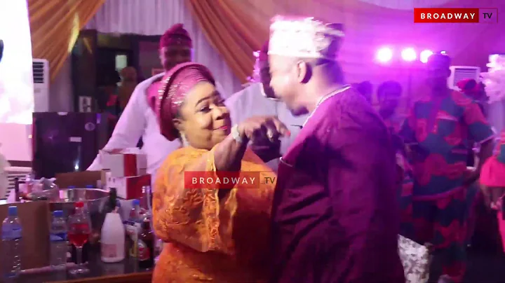 MC Oluomo Storms Actress Ayo Adesanya's 50th Birthday Party