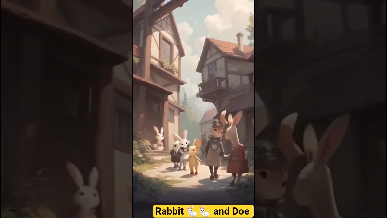 Rabbit 🐇🐇 And Doe 🐰🐰🐰 family 