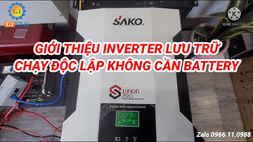 INVERTER LƯU TRỮ SAKO - SUNON PRO 5,5KW CHẠY KHÔNG CẦN BATTERY [T&T SOLAR]