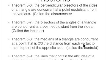 Concurrent Lines Medians Altitudes