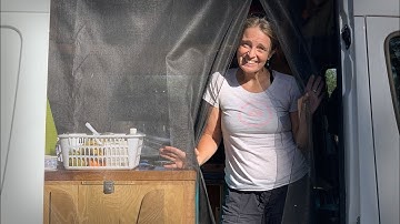 HOW TO MAKE A BUG SCREEN FOR YOUR CAMPER VAN SLIDING DOOR - Easy, inexpensive and very effective