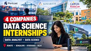 Data Science Internships 2026 🔥 | Data Analyst Jobs for Freshers | Novartis, BNP Paribas & More