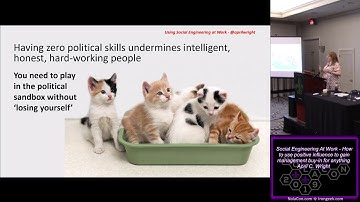 NolaCon 2019 C 02 Social Engineering At Work How to use positive influence to gain management buy in