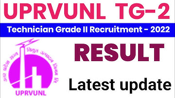 uprvunl tg2 result 2022 | uprvunl tg2 ka result kab tak aayega |uprvunl tg2 result 2023 latest news