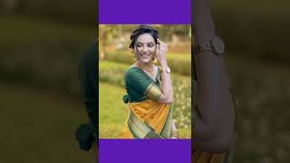 Actress Athulya Ravi in Yellow Saree Photoshoot