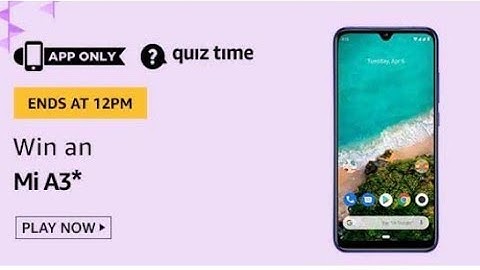 Amazon Quiz Answers Today | Win Mi A3 Smartphone | Quiz Today | Vikas Kohli | 10 June 2020