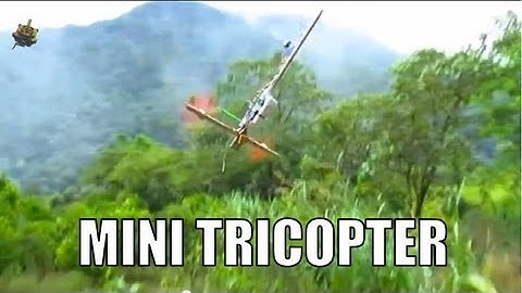 Mini Tricopter flight tests and crashes. RCHacker #8