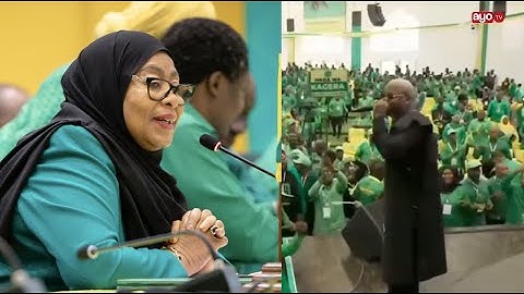RAIS SAMIA ASIMAMA NA KUCHEZA WIMBO HUU WA HARMONIZE, SHANGWE UKUMBINI DODOMA MKUTANO WA CCM