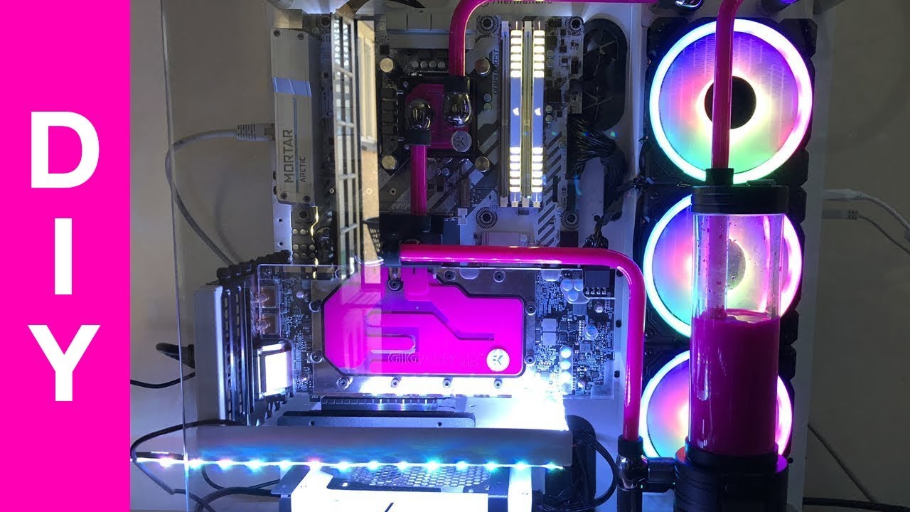 Custom Water Cooling PC Project Preview 