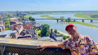 นั่งรถไฟพาไปเที่ยว พากย์อีสานม่วนๆคะ เที่ยวประเทศเนเธอร์แลนด์🇳🇱เมืองDeventer🇳🇱