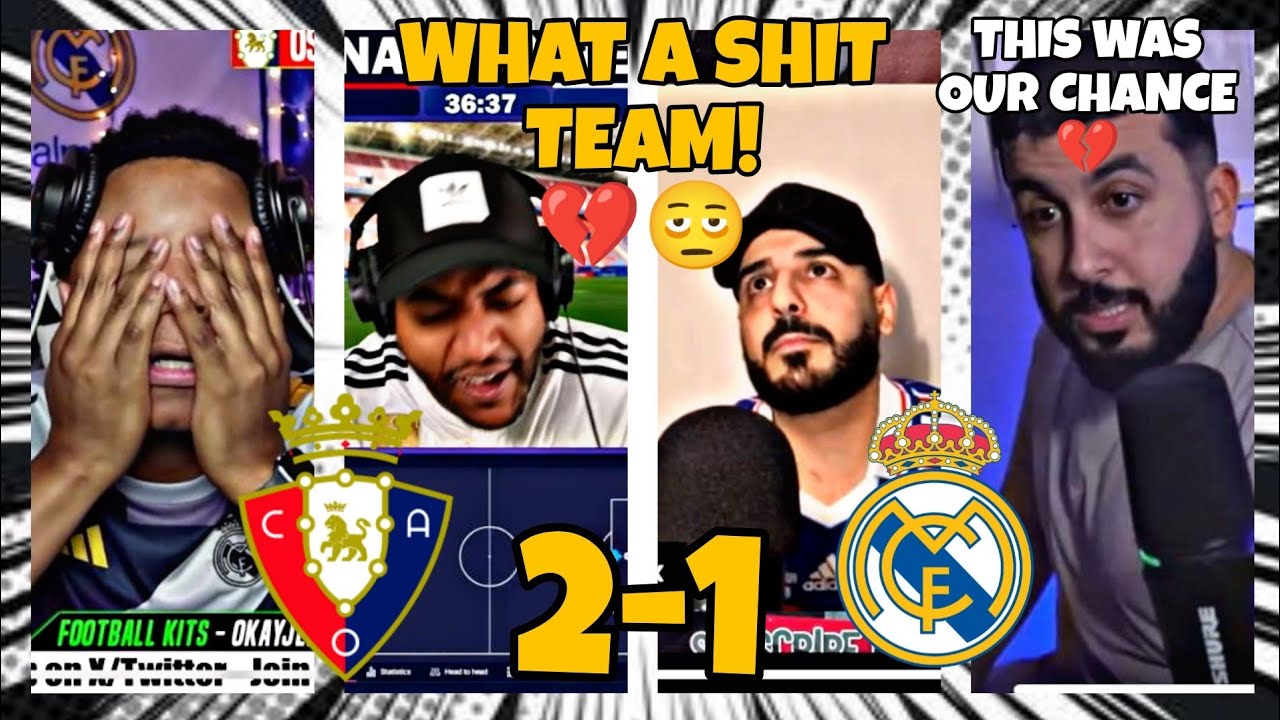 Real Madrid fans in SEVERE PAINS after fumbling game Vs Osasuna