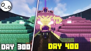 Tôi Biến Thủy Cung Thành End City Trong 400 Ngày Minecraft Vcraft SMP #4