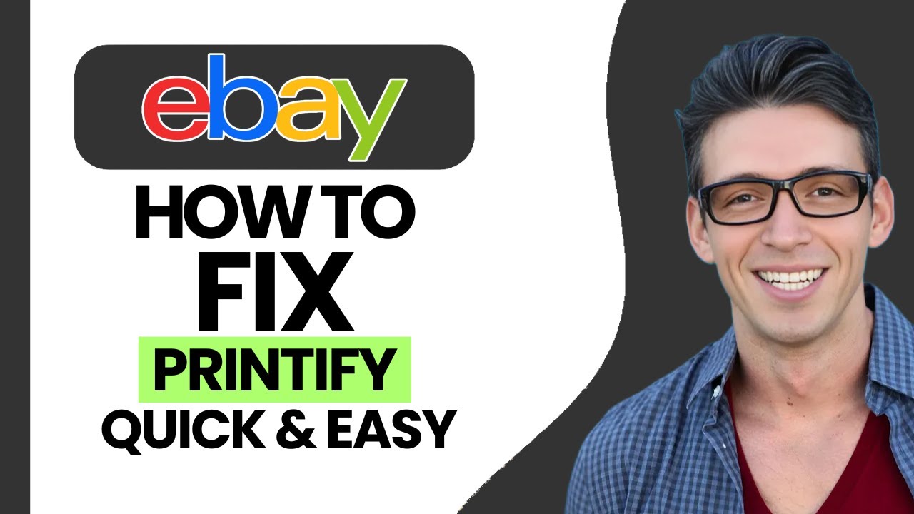 How to Fix eBay Listing Error on Printify – Quick & Easy 2025 - YouTube