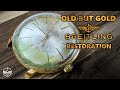 Vintage Gold Breitling Restoration - 24K Gold-Plating and Service