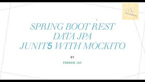 Spring Boot REST Data JPA Theory Part - 1 by Ponnam Jay |  learn Java  |