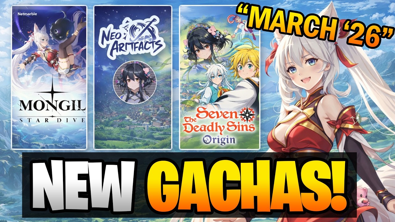 5 NEW UPCOMING GACHA GAMES Releasing THIS MONTH (March 2026!)