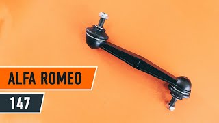 Desmontar Bieleta de barra estabilizadora ALFA ROMEO - vídeo tutorial