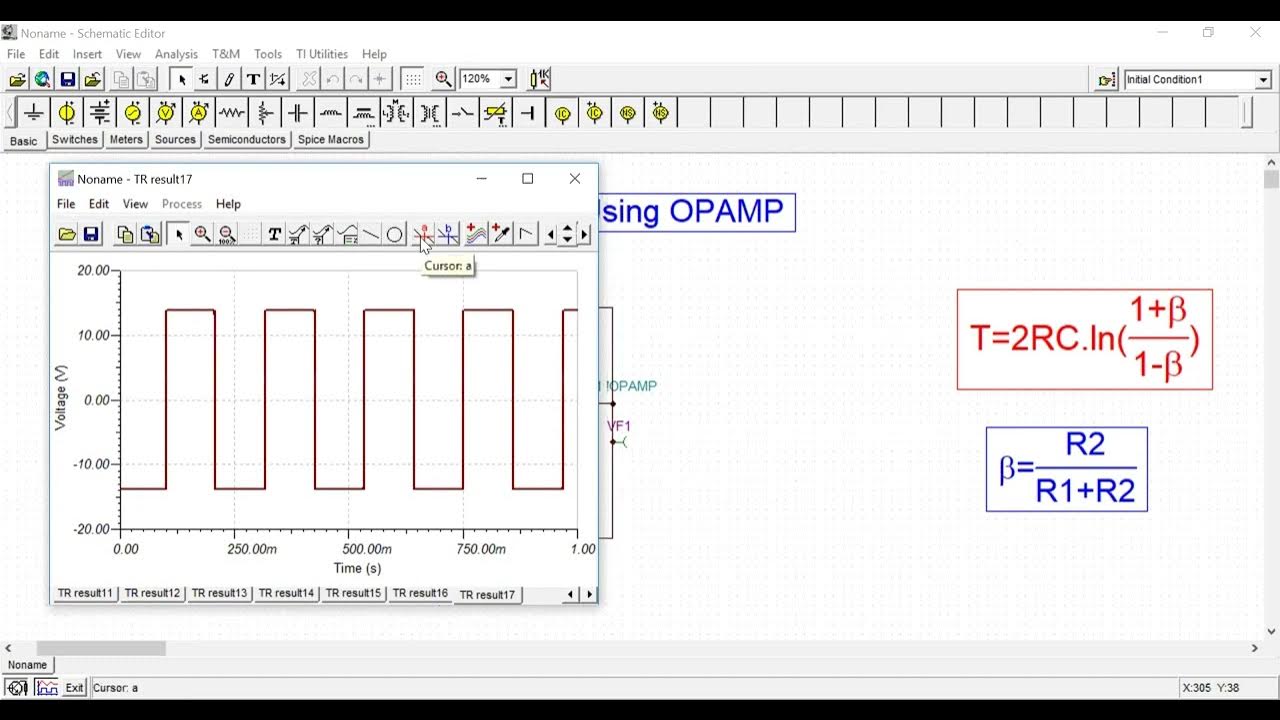 Square wave generator using opamp | Astable Multivibrator using OPAMP ...