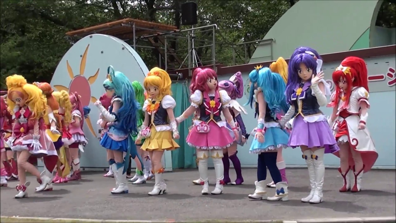 貴重映像 プリキュアオールスターズ 全員と握手 スマイルプリキュア ハピネスチャージプリキュア Precure Pretty Cure Performances Of Characters Youtube