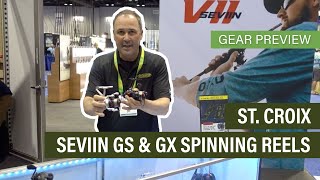 St. Croix Seviin GS and GX Spinning Reels