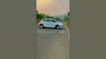 White Modified Swift Driving || Modified Swift Wheels || #swift #modified #shorts #alloywheels