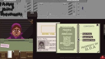 Papers, Please - Part 1 - The Arstotzkan Border