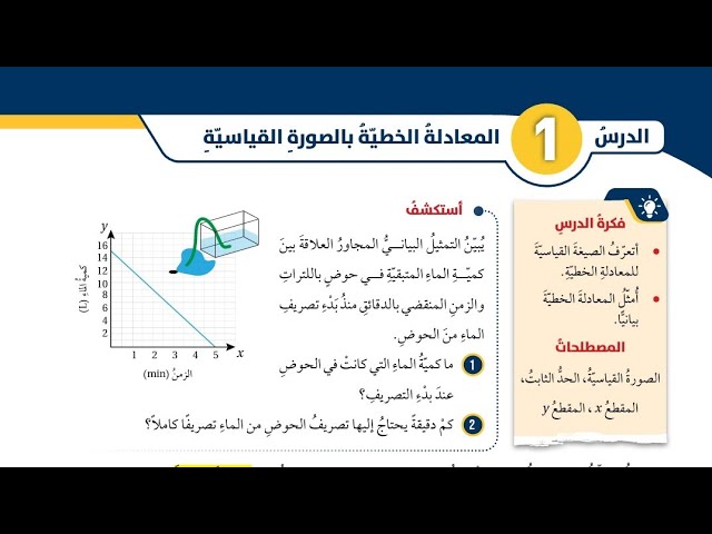 47 الدرس الأول المعادلة الخطية بالصورة القياسية youtube 47 الدرس الأول المعادلة الخطية بالصورة القياسية youtube