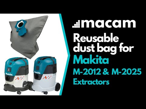 Macam Reusable Dust Collection Bag For Makita M2012 And M2025 Dust Extractors