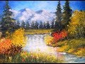 Countryside - Oil Pastel tutorial | How to paint a landscape with oil pastel | LONG VERSION