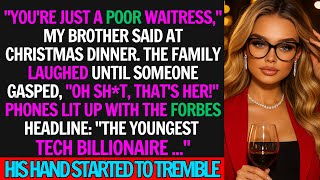 During Christmas Dinner, My Billionaire Brother Mocked Me — Then He Saw the Waitress on Forbes. screenshot 2