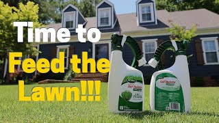 Time to Feed the Lawn!! High Nitrogen with Scotts Liquid 2903 Fertilizer!