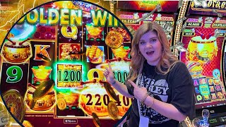 Ruby Plays the Dancing Drums Golden Drums Slot Machine!!