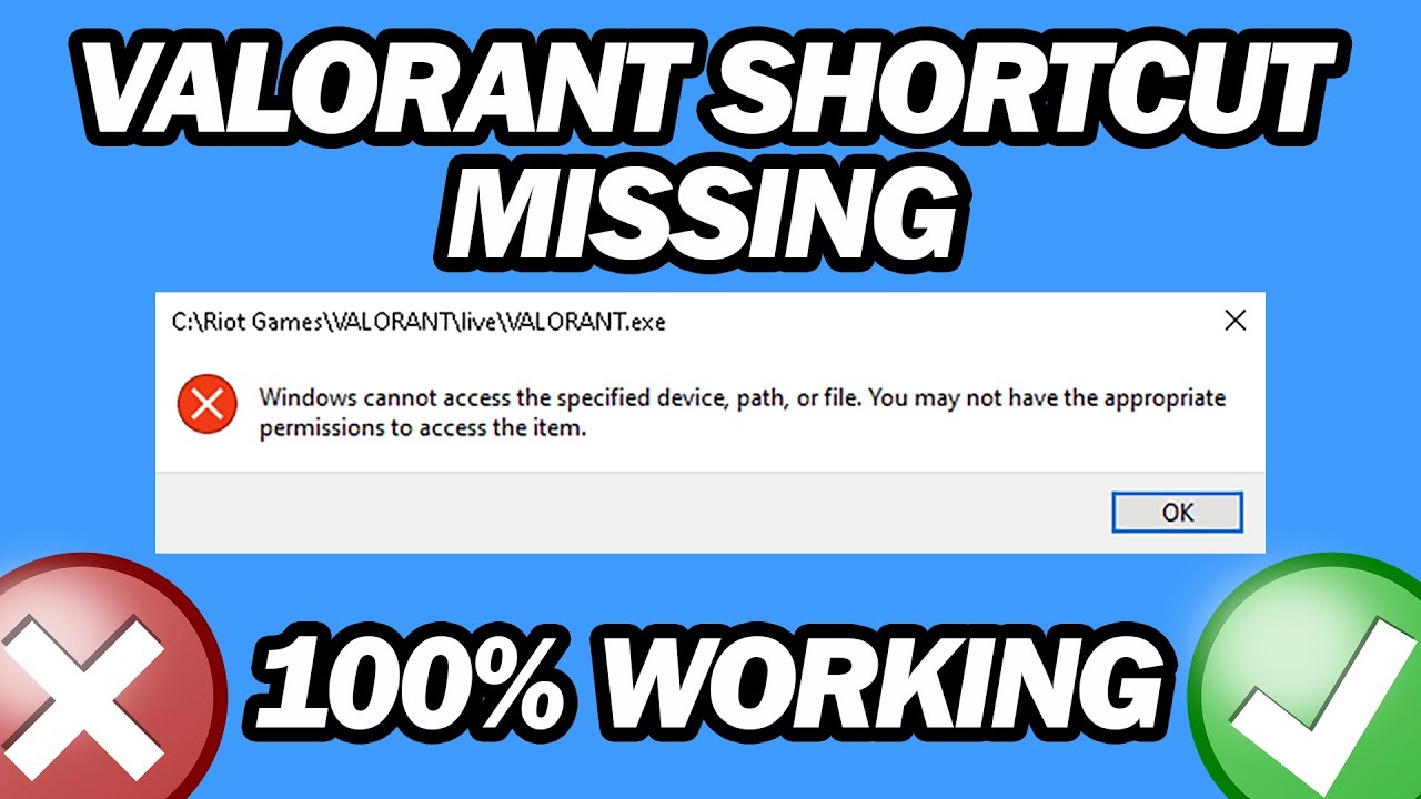 How to Get Back Valorant Shortcut Fix Valorant Shortcut Is Missing
