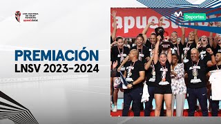 ¡ALIANZA LIMA CAMPEÓN! Ceremonia de premiación de las mejores de la LNSV 2023-2024 👋🏐🏆