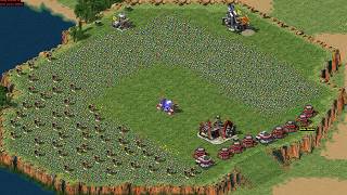Red Alert 2 | Yuri's Revenge | 7 vs 1- hello kitty map - libya - soviet