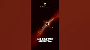 A star survives close encounter with black hole. #Cosmoknowledge #Space #Education #blackhole #star