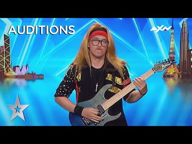 Guitarist Ale funky Completely ROCKED IT OUT! | Asia's Got Talent 2019 on AXN Asia class=