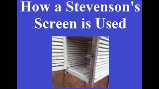 Stevenson Screen Geography