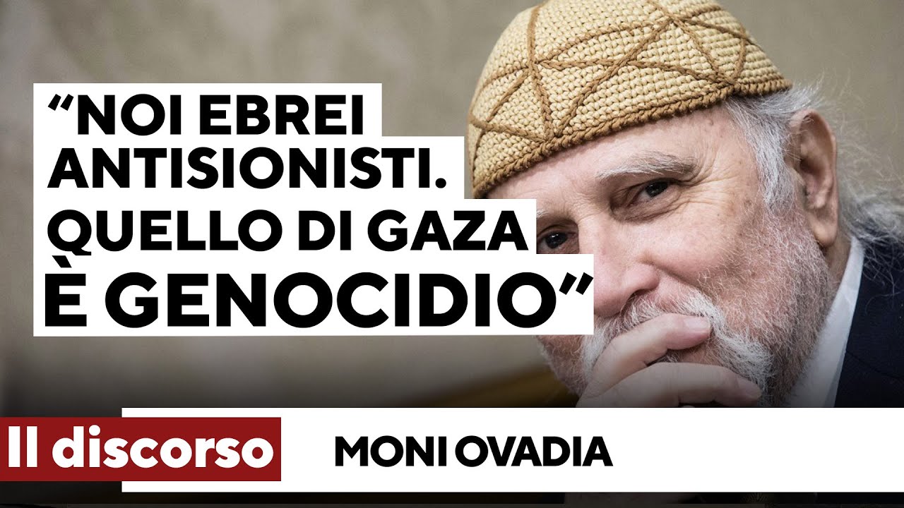 Gaza, il durissimo discorso di Moni Ovadia alla manifestazione pro Palestina