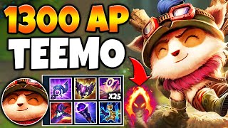 This is what happens when Teemo gets 1300 AP (Shrooms OneShot You)