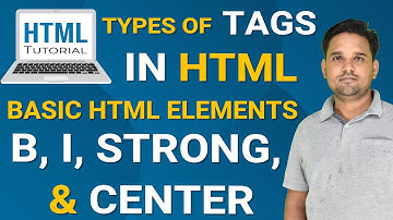 Types of Tags in html | Basic HTML Elements | Html Elements in Hindi