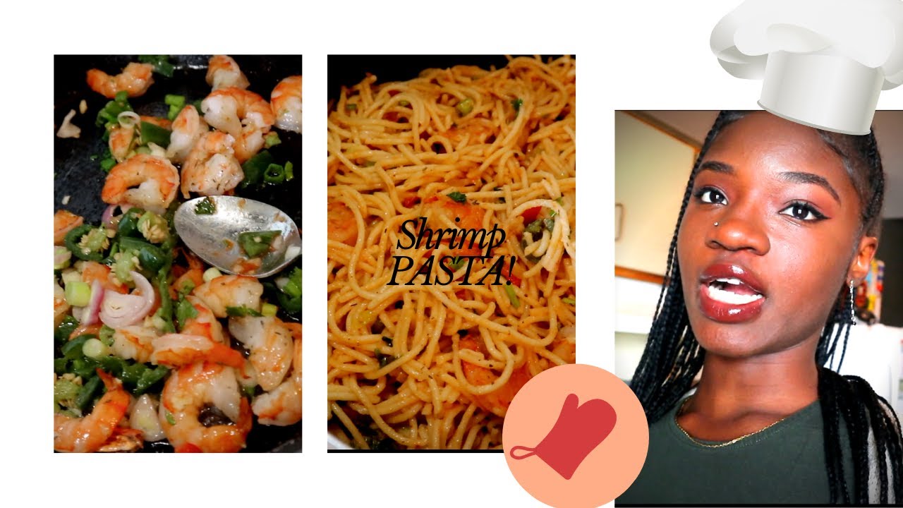 CAN I COOK?🙃⎪SHRIMP PASTA 🤤🍤 (Easy 30 minute Recipe) YouTube