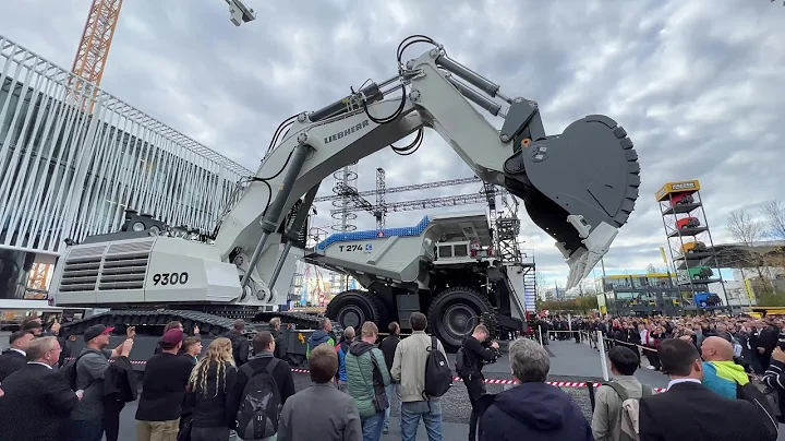 Liebherr Mining, Construction & Port Equipment At Bauma 2022 Expo - 4k
