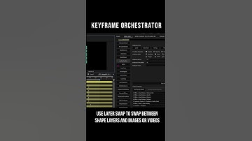 After Effects Keyframe Orchestrator - the easiest, most powerful way to animate layers and keyframes