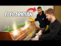 Electrician tries to fix my electric piano from Wish