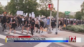Some NC lawmakers want tougher penalties for rioters